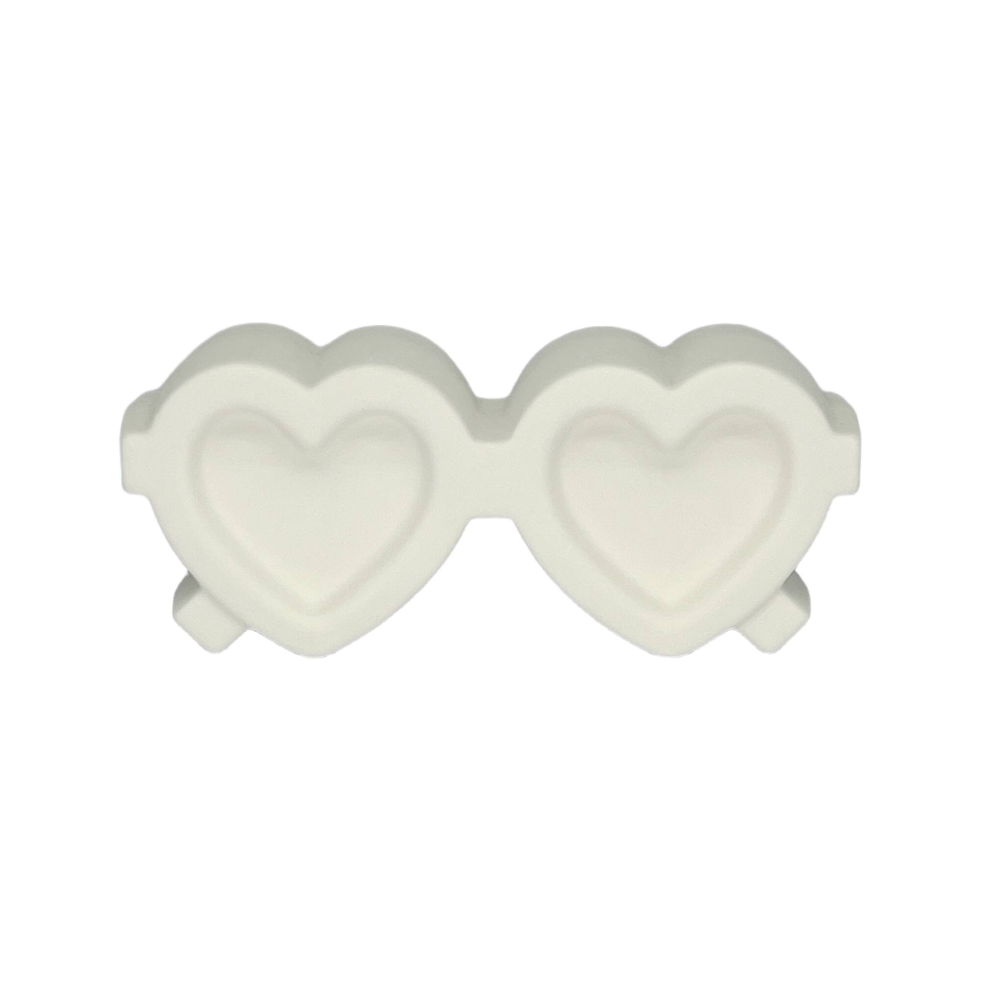 Jonathan Adler x Michaels 9" DIY Ceramic Heart Glasses Figurine